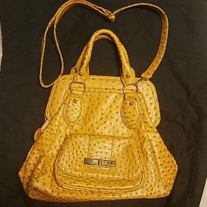 Mustard yellow shoulder bag